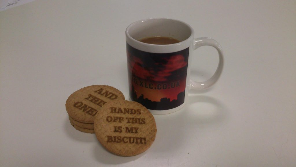 Laser Engraved Biscuits