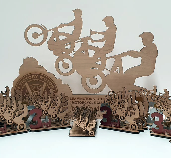 Laser Cut MPF Trophies