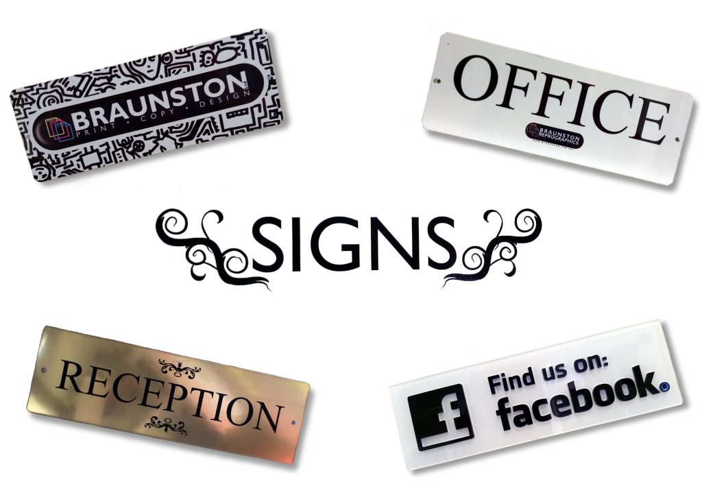 Aluminium Acrylic Office Signs